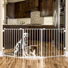 Pet Products Flexi Gate White