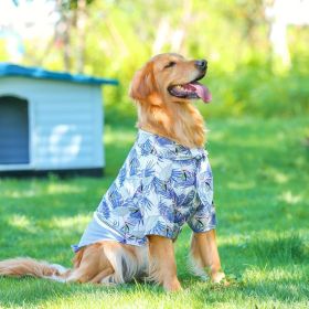 Summer Dog Thin Pet Clothing Vest (Option: Shirt Blue9-6XL)