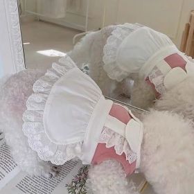 Cute Little Dress For Spring And Summer (Option: Pink-XS)