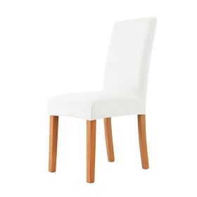 Solid Color Thickened Check Velvet One-piece Chair Cover Elastic Hotel Restaurant Anti-fouling Stool Cover (Option: 23style)