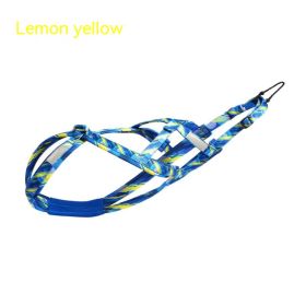 Dog Sled Chest Strap Hand Holding Rope (Option: Blue-XL Code)