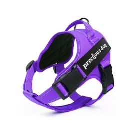 Medium Sized Large Dog Pet Chest Strap (Option: Purple-S)