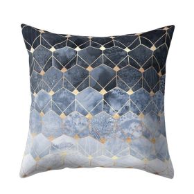Geometric Polyester Fiber Pillow Cover (Option: B015-Without core-45x45cm)