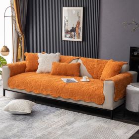 All-season Anti-skid Modern Fabric Sofa Towel Cover (Option: Orange-90X70cm)
