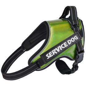 Large And Medium-sized Dog Traction Rope Vest (Option: Green-L)