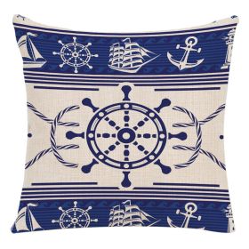 Navigation Series Home Linen Pillowcase (Option: Style18)