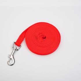 Pet Polyester Tracking Lead Rope (Option: Red-10mX1.6cm)