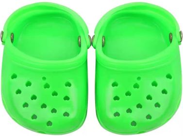 Dog Hole Shoe Wear-resistant Silicone (Option: Green-2piece)