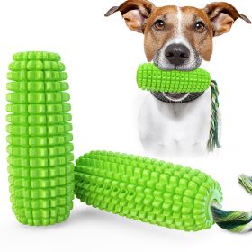 Pet Dog Toy Interactive Rubber Balls for Small Large Dogs Puppy Cat Chewing Toys Pet Tooth Cleaning Indestructible Dog Food Ball (Color: green-Squeak, Ships From: China)