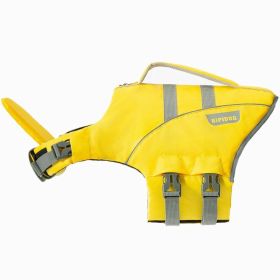 Animal-shaped Bee Dog Life Jacket Medium (Option: Yellow-XL)