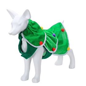 Dog Clothes Warm Creative Holiday Clothing (Option: Christmas Tree Clothing-XL)