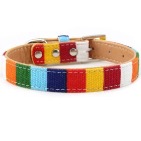 Canvas Color Collar Chest Strap Hand Holding Rope (Option: Collar-L)